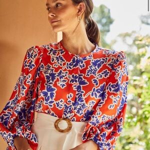 Hunter Bell silk top